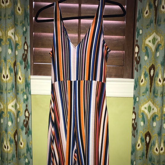 striped colorful jumpsuit